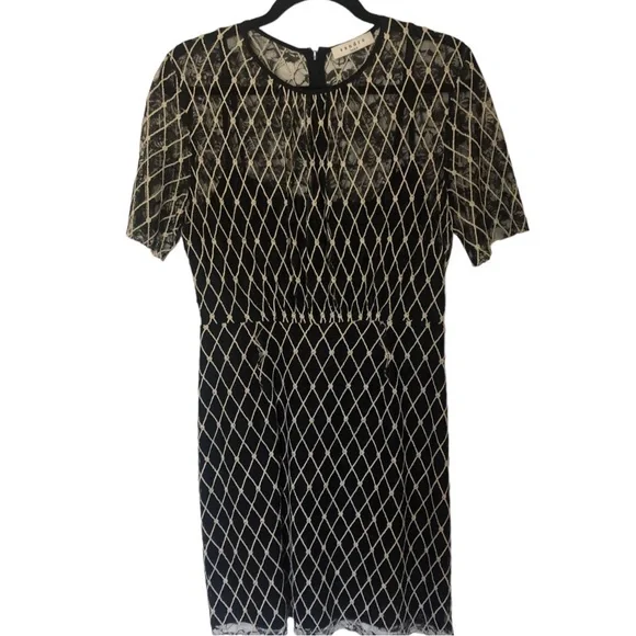 Sandro Paris Black Lace Dress - Picture 3 of 10